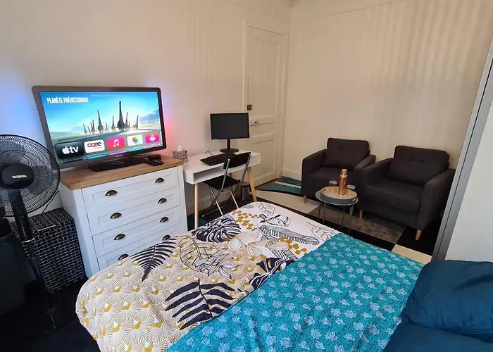 Residence Cosy, Chambre Privee Non Mitoyenne Avec Serrure Dans Un Appartement De 50 M Carres